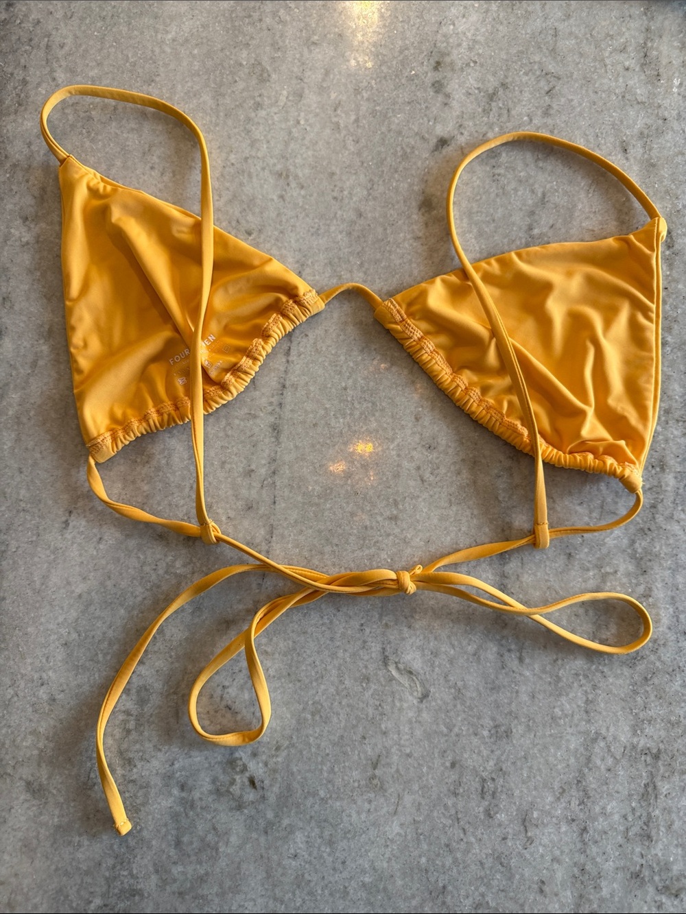 437 Bikini Set in Apricot - Sanders top and Kenzie Bottoms - Size medium - Picture 6 of 6